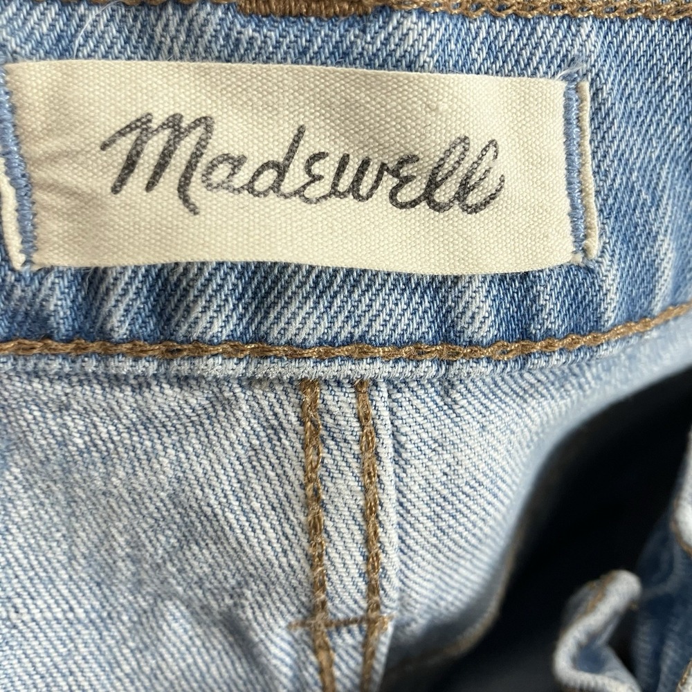 Madewell Balloon Leg Jeans Light Wash High Rise Womens Size 26 Denim - Picture 11 of 15